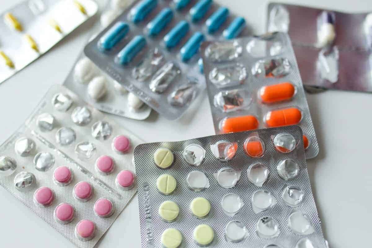 A close-up of different controlled drugs