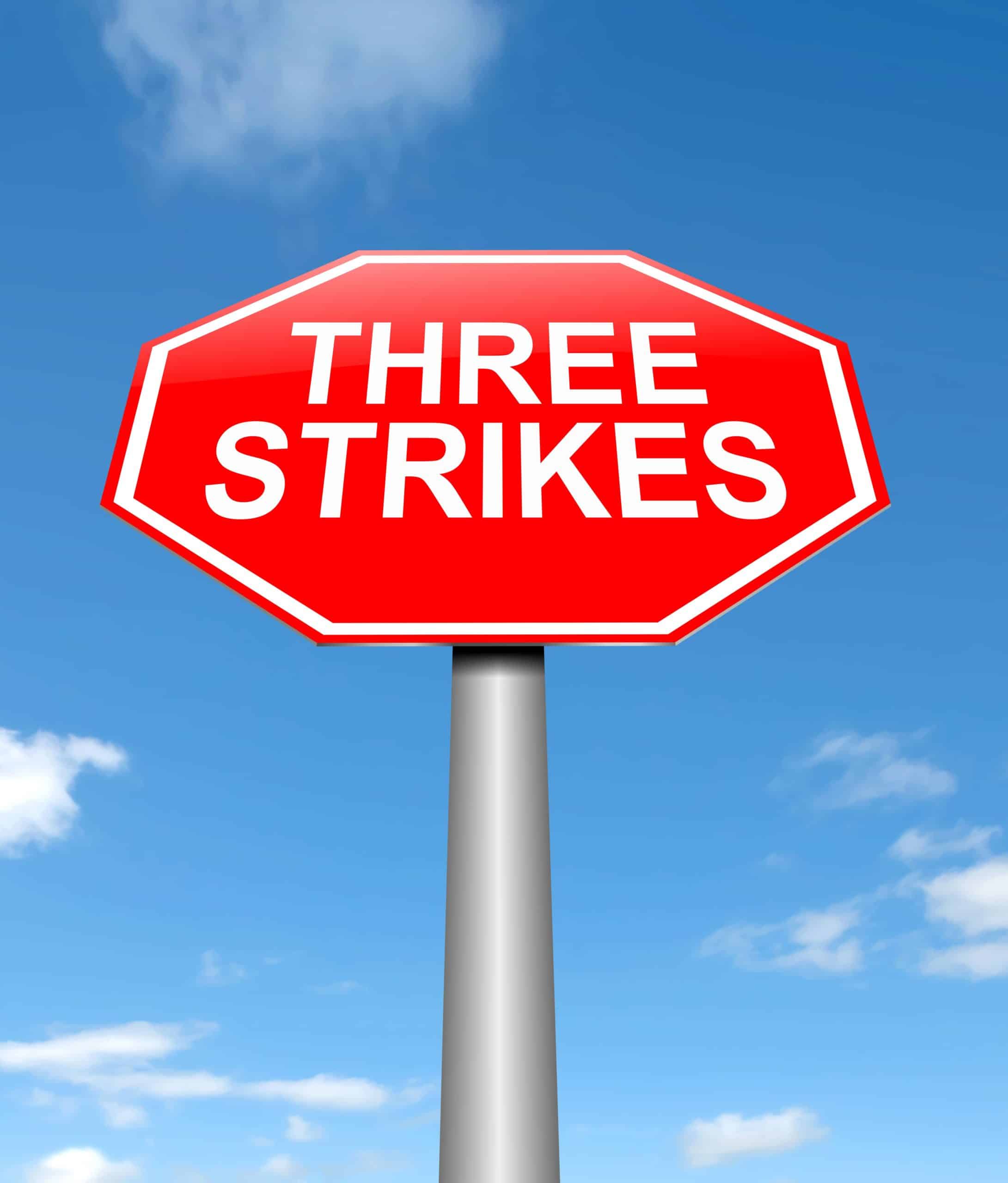 what is florida's three strikes law